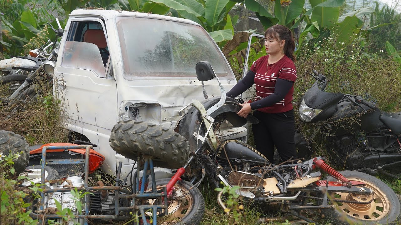 Abandoned Car To Junkyard - Full Restoration (Restoration whole machine scrap cars)