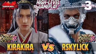 Tekken 8 Season 3 – KIRAKIRA (Jun Kazama) vs RSKYLICK (Claudio) – High Level Gameplay