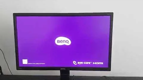 How to disable purple logo splash screen on Benq Monitor (GW2270)