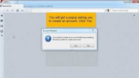 Instellen e-mail in Opera Mail