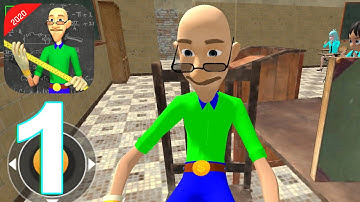Baldis School Basic Test Gameplay Walkthrough Part 1 (IOS/Android)
