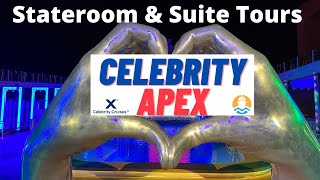 Stateroom and Suite Tours on the NEW Celebrity Apex!
