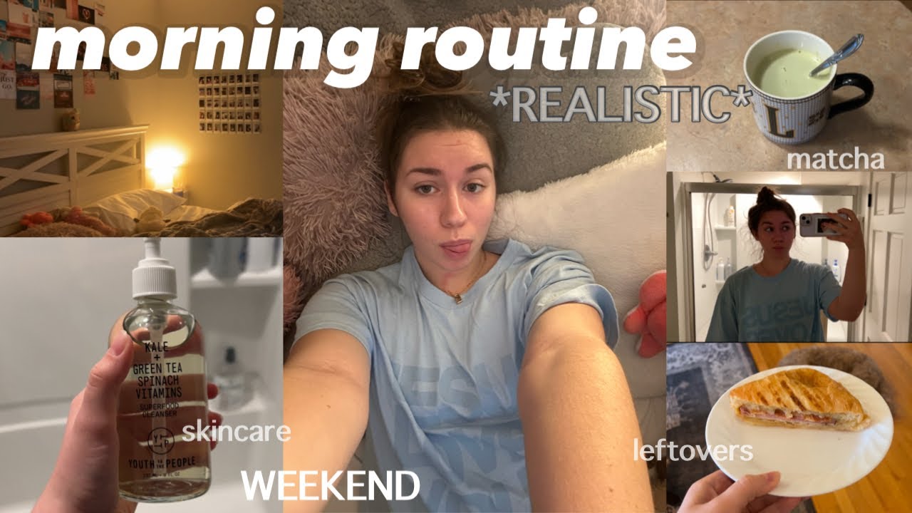 WEEKEND MORNING ROUTINE *realistic* | morning vlog ☀️ - YouTube