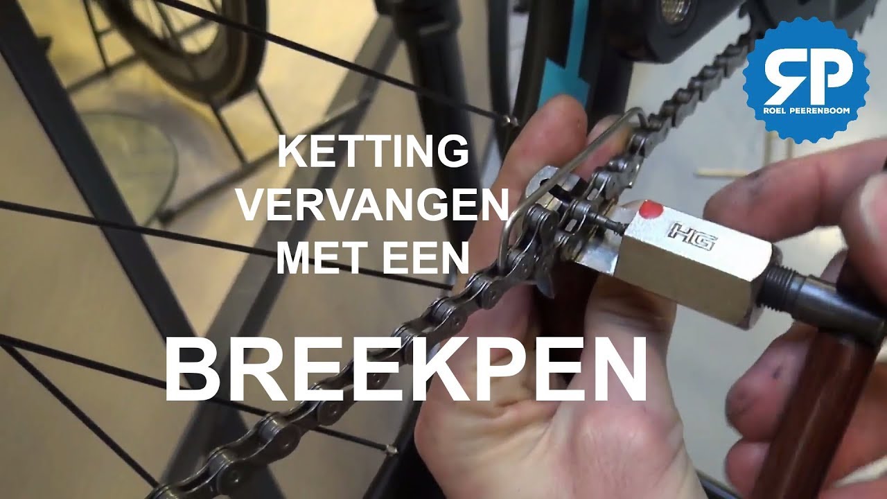 Chronisch Rubber Makkelijk te gebeuren Zo vervang of repareer je een ketting met een Shimano breekpen - YouTube