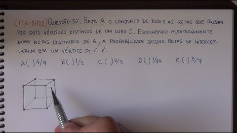 ITA 2022 - Questão de Probabilidade e Combinatória
