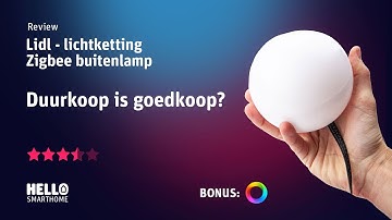 Review Lidl - Lichtketting Zigbee Buitenlamp