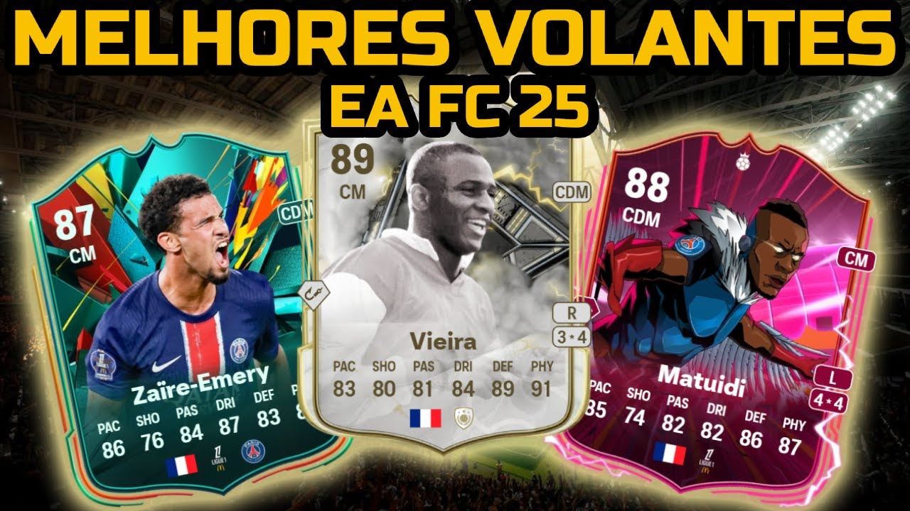 Melhores 1° Volantes por Faixa de Preço | EA FC 25 Ultimate Team V2 ...