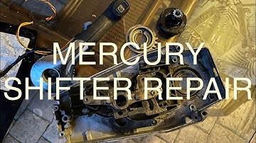 Mercury throttle controller disassembly tutorial