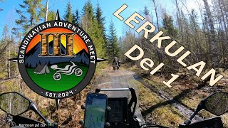 Scandinavian adventure meet T7 Del 1 på Lerkulan. Äventyrsträff med stor variation av motorcyklar.