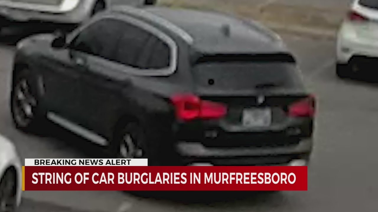 String of car burglaries in Murfreesboro, TN - YouTube