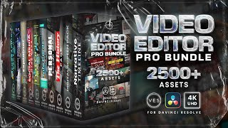 Video Editor Pro Bundle for Davinci Resolve