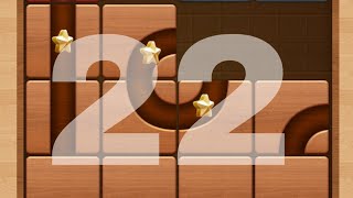 How To Solve  Roll the Ball - slide puzzle Star Mode Andromed Package Level 22 | Shorts video screenshot 3