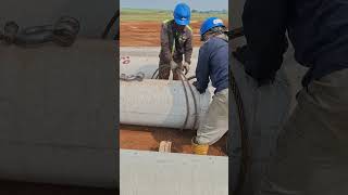 Tying the piles