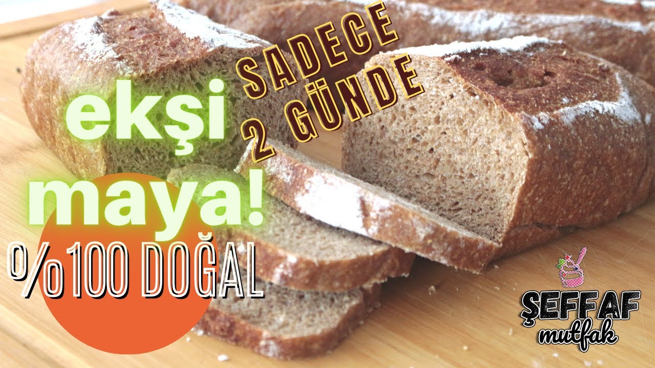 2 günde Ekşi Mayamı Olur Demeyin 😮 Bu Ekmeği Deneyin %100 Karakılçık unu ile👌🏻