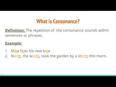 Video: Is konsonansie en alliterasie dieselfde?