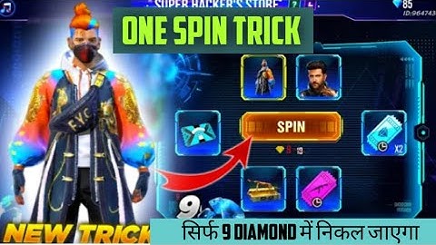 ONE SPIN TRICK super hacker store free fire | FF New Event|Super Hacker Store| New Event Free Fire