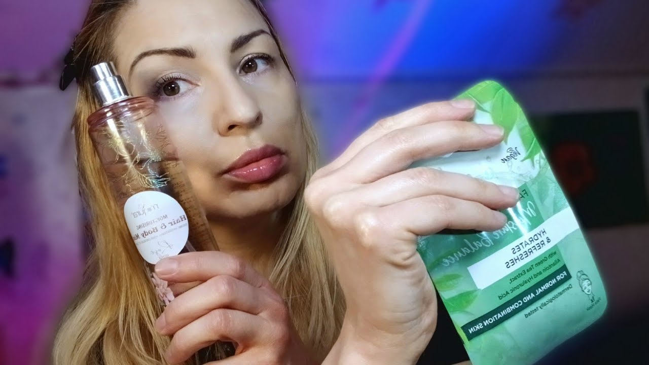 ASMR Facial Skin Exam,💆‍♀️ Facial Wash & Face Mask For Deep Ralaxation (PA)