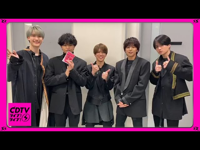 CDTV】Sexy Zone☆CDTVライブ！ライブ！出演直前♪SPコメント - YouTube