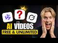 STOP Paying: BEST 3 FREE AI Video Generators You NEED! in 2026 (Unlimited, No Watermark)