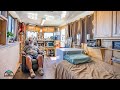 Retired Couple's DIY 16 Ft. Cargo Trailer Tiny House With Utility Van
