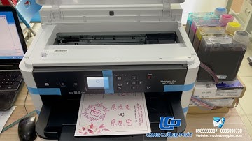Máy in Epson 5210 in thiệp cưới cực nhanh