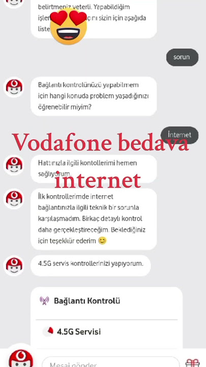 Vodafone bedava internet 2025 ✅. #keşfet #bedavainternet #vodafone