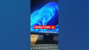 Create Hidden Folder  | Day-037 | Windows Tips #window #techreels #reel #short #windows11tips