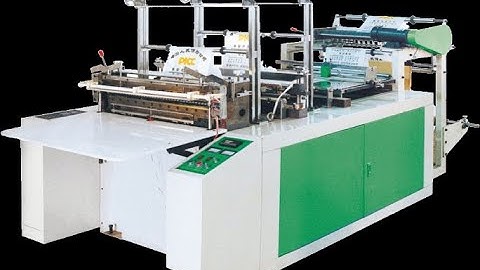 Heat Sealing Cold Cutting Bag Making Machine | Polythene Bag | High Speed