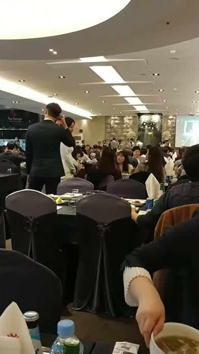 Mihye and Sangjin wedding lunch 1 guest table