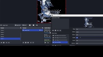 Analog video effects emulated with OBS