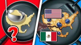 Making PANCAKES Shaped Like Countries!🥞