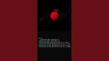 "Create a Stunning Red Orbit Space Animation with HTML & CSS!" #coding #html