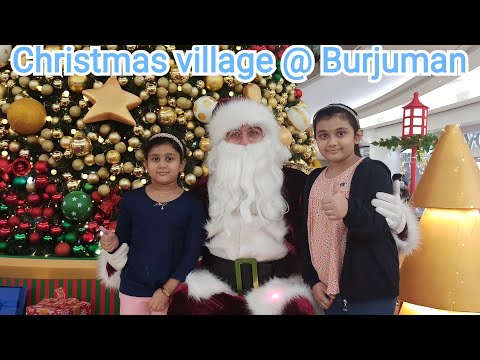 Burjuman Christmas Tree 🌲 and Village 2021,🎉🎉🥳🥳🌲🌲🌲⛄⛄⛄❄️❄️❄️