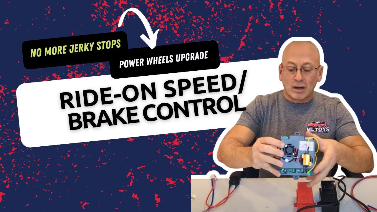 Ultimate Power Upgrade: Speed Control Kit for Power Wheels and other ...