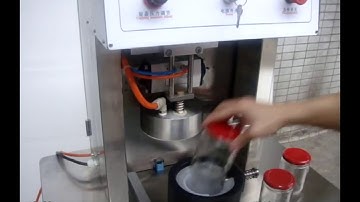 10B semi auto vacuum capping machine video