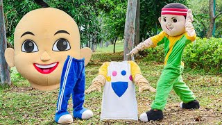 KAKI BADUT MENCARI TUBUHNYA!!! BOIBOIBOY DAN GOPAL MENCARI KOSTUM BADUT