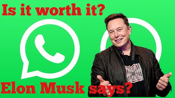 This is what Elon Musk had to say? | Signal app | Whatsapp Privacy policy | Telegram