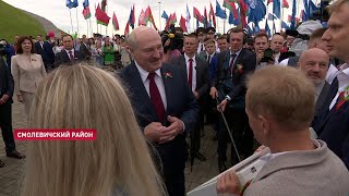 Лукашенко: Это уникальный случай! Думаю, они достойны награждения! // День Независимости