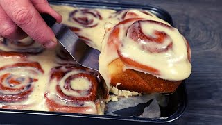 Булочки с корицей СИННАБОНЫ.(Cinnabon) Пошаговый рецепт.