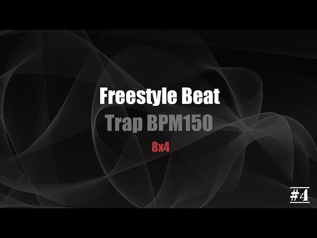 【MCバトルビート】Trap | Freestyle Beat | Beat Instrumental | BPM150 | RAP | HIPHOP | 8小節 4本 #4 class=