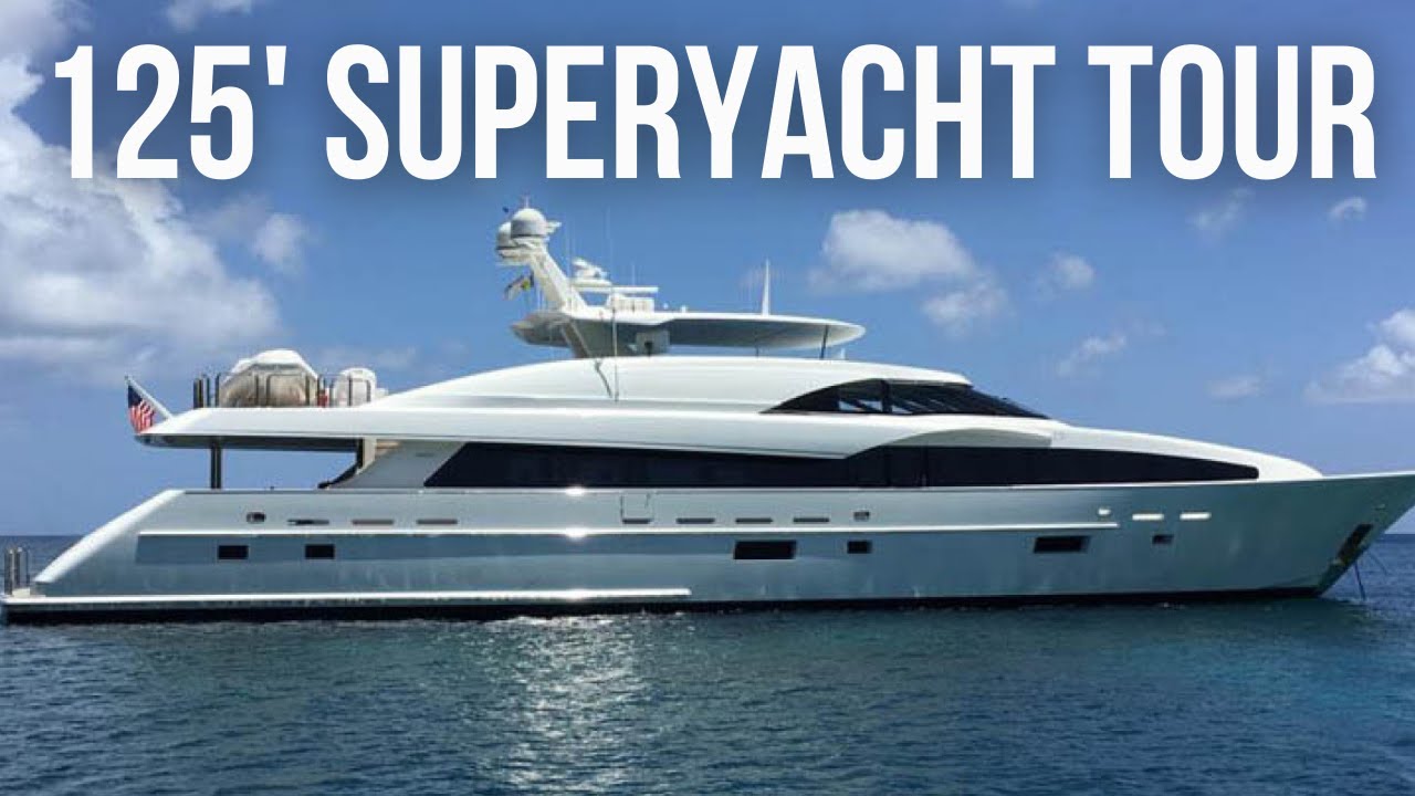 ⁣Touring an $11,000,000 SuperYacht Made in the USA | 2011 125' Northcoast Yachts Super Yacht