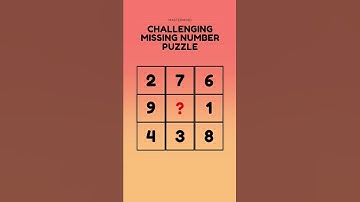 Challenging missing number puzzle for genius #math #logic #puzzle #IQ #brain #solve #braingame