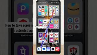 How to take screenshot in restricted app #screenrecorder #screenshot screenshot 1