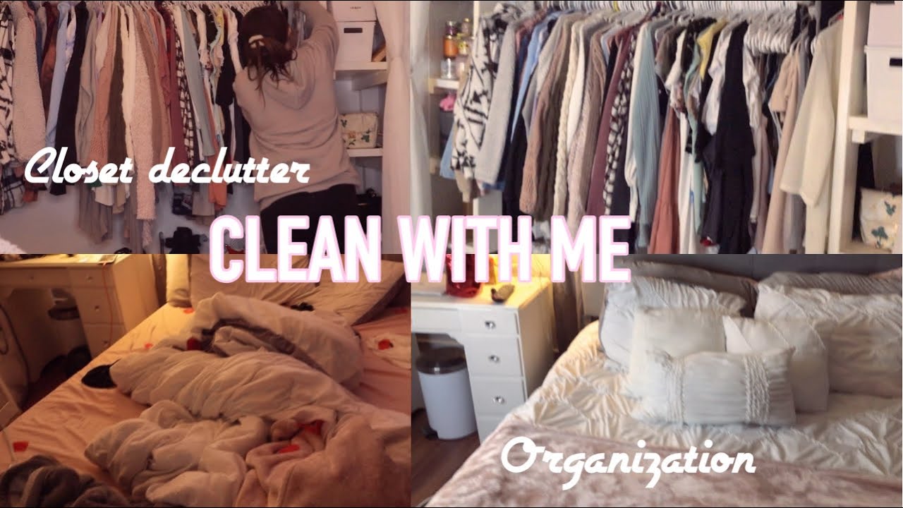 Clean and Organize My Bedroom With Me (Timelapse)