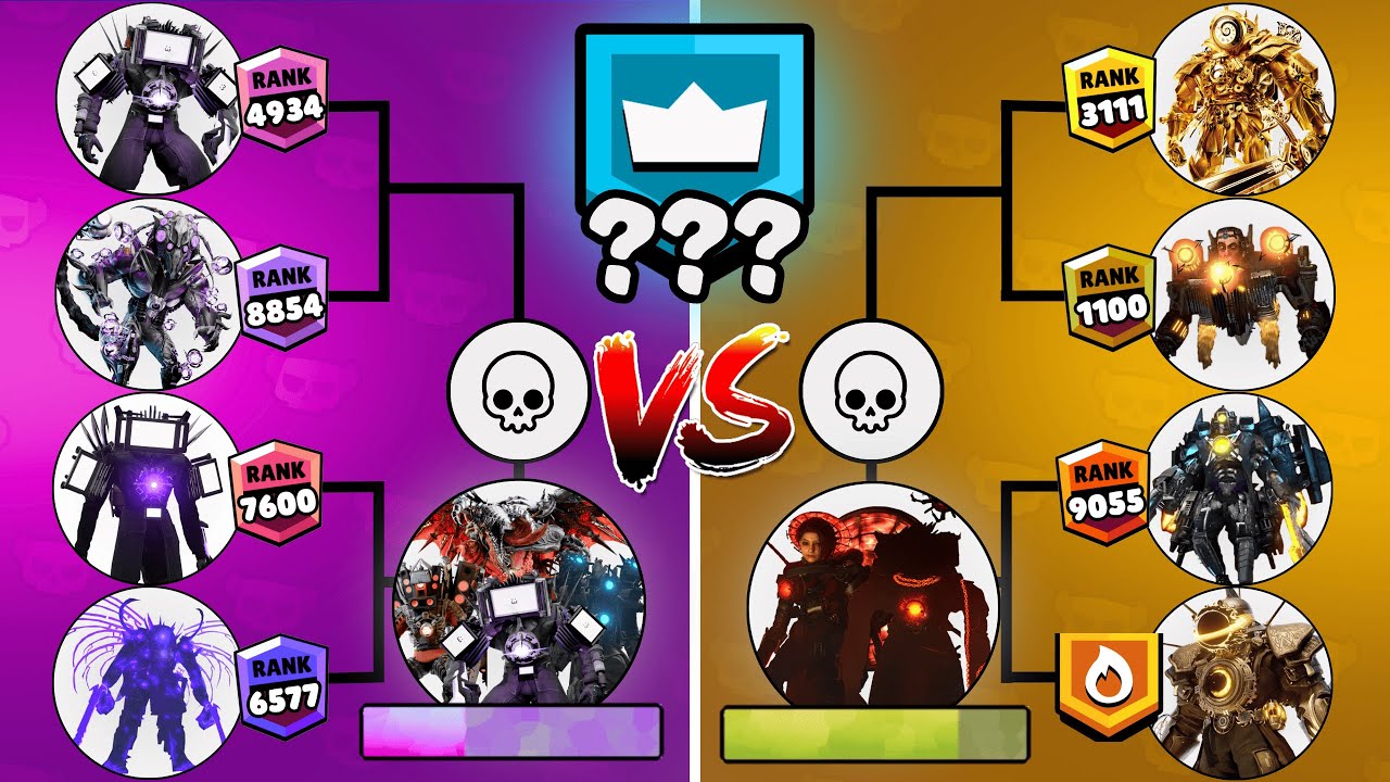 Skibidi Toilet Tournament! TVMan Team vs Clockman Sinister Team