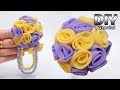 DIY - Tutorial Chiffon Fabric Flower | Bros Kain Sifon Elegant | Brooch handmade | Patchwork