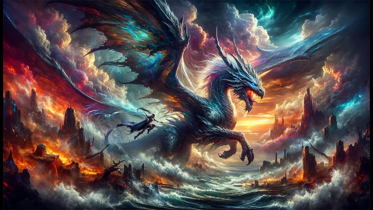 Dragon's Shadow, Slayer's Light | With Epic music | Dragon Slayer by Makai Symphony