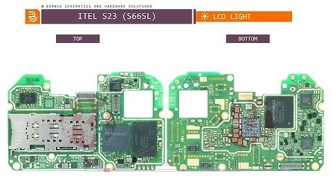 itel S23 display light schematic solution