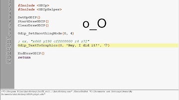 Drawing Text On The Screen With GDI+ and AutoHotkey
