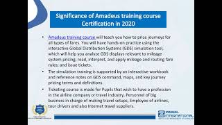 Amadeus training course - How long does it take to learn Amadeus?